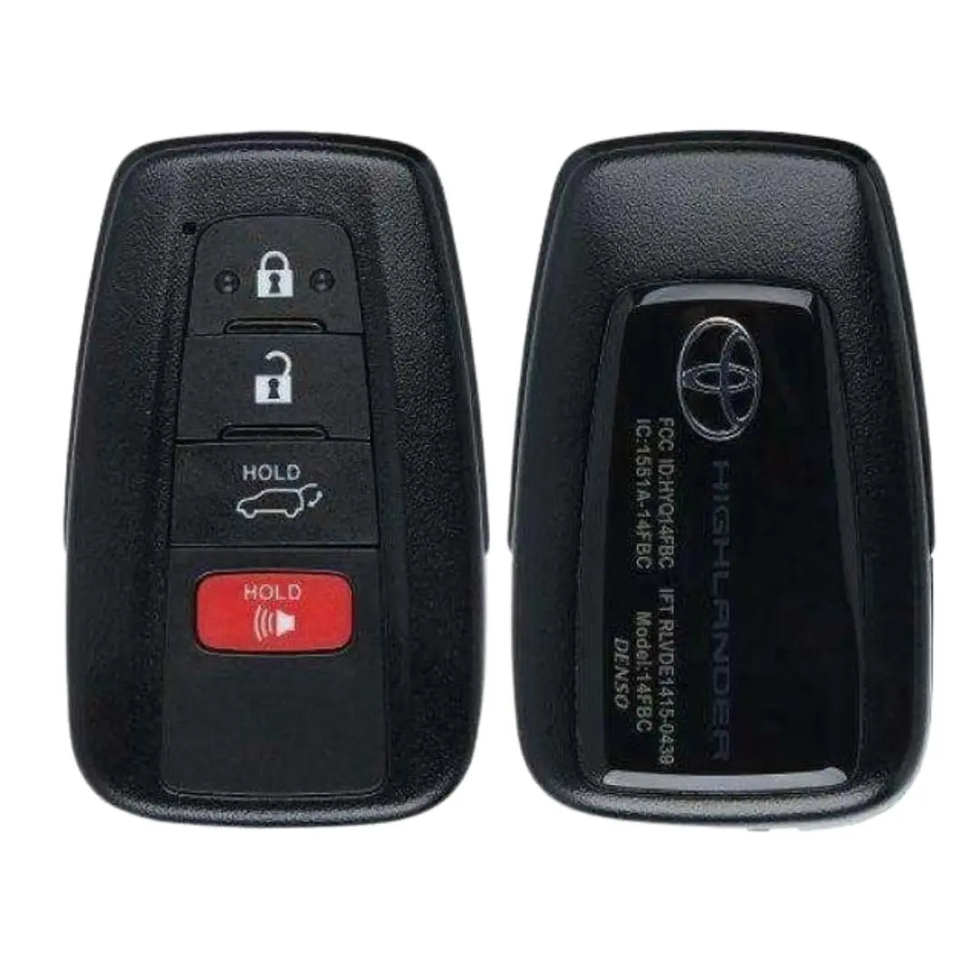 2020-2022 (OEM Refurb) Smart Key for Toyota Highlander | PN: 8990H-0E020 / HYQ14FBC-0351 2020-2022 (OEM Refurb) Smart Key for Toyota Highlander | PN: 8990H-0E020 / HYQ14FBC-0351